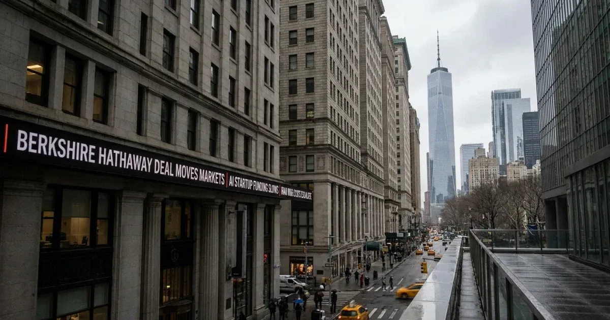 Berkshire Hathaway Deal, AI Startup Struggles, and Iran Conflict Costs Influence Markets