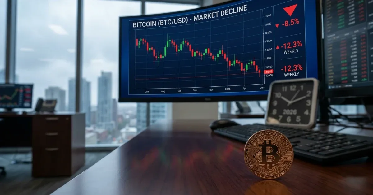 Bitcoin Falls Back to Levels Before Iran Conflict Amid Market Uncertainty