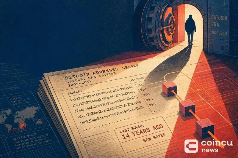 Dormant Bitcoin Wallets From Satoshi Era Move Over 80,000 BTC After 14 Years