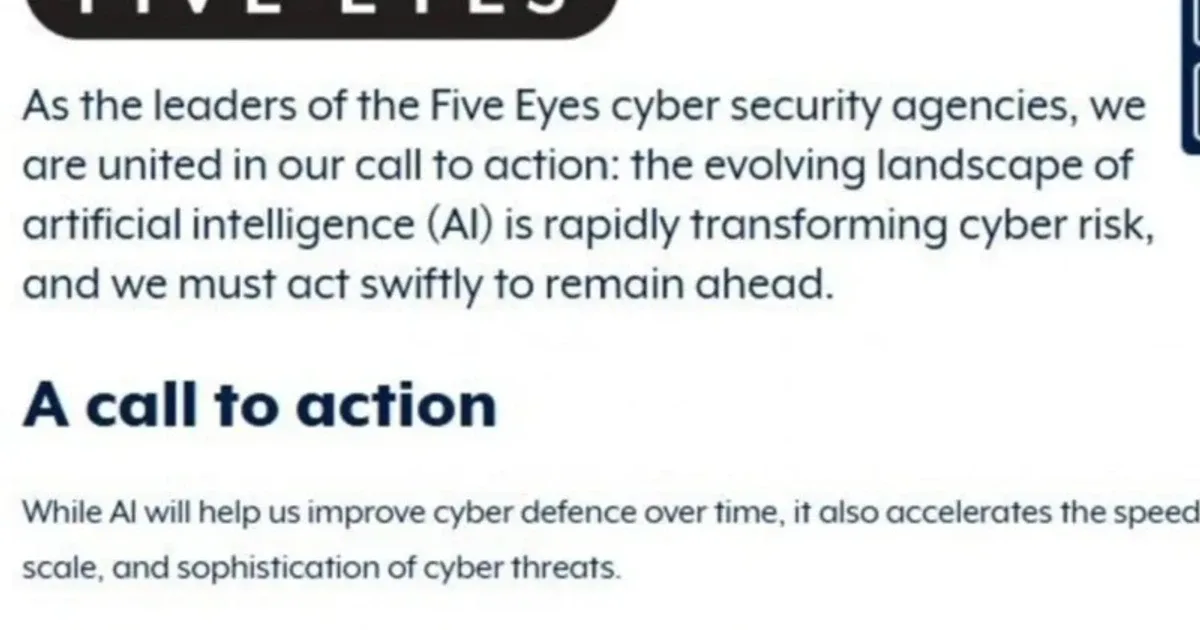Five Eyes Alert: AI Could Outpace Cyber Defenses Within Months