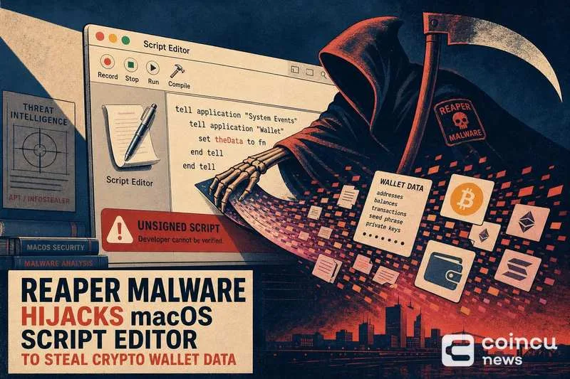 Reaper Malware Exploits macOS Script Editor to Steal Crypto Wallet Credentials
