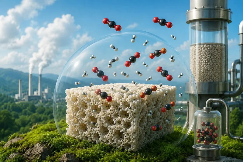 Spanish Scientists Develop Efficient Material for Direct Air Carbon Capture