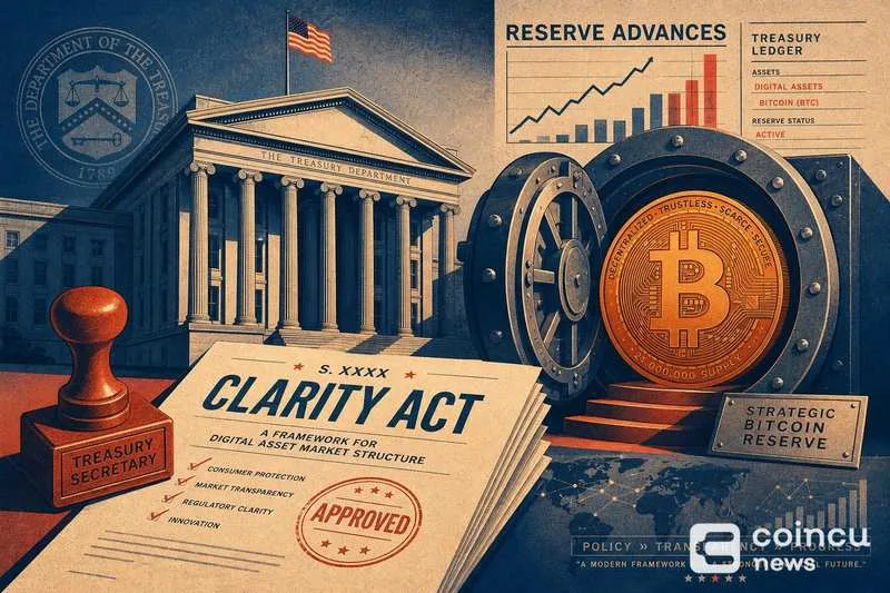 Treasury Secretary Supports Summer Push for CLARITY Act as Bitcoin Reserve Progresses Cautiously