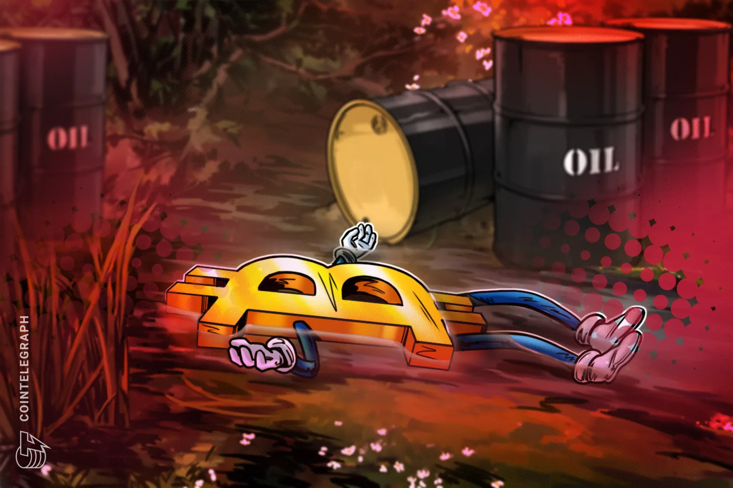 Bitcoin Faces Pressure Amid Rising Tensions and Oil Prices Surpassing $75
