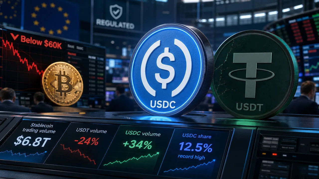 Bitcoin’s Q2 Slide Coincides with First Stablecoin Market Contraction Since 2023
