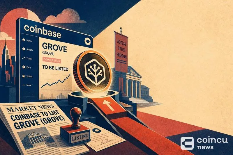 Coinbase Plans to List Grove (GROVE), Expanding Access on Major US Exchange