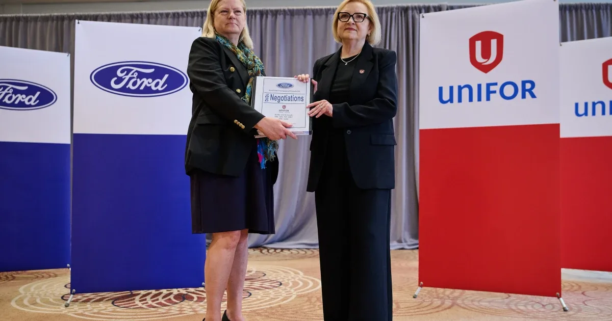 Ford and Unifor Reach Tentative Three-Year Labor Agreement in Canada