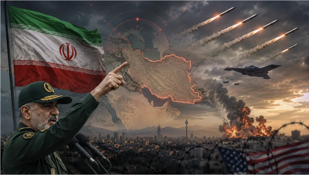 Iran Warns of Full-Scale Offensive If U.S. Airstrikes Persist, Threatens Regional Borders