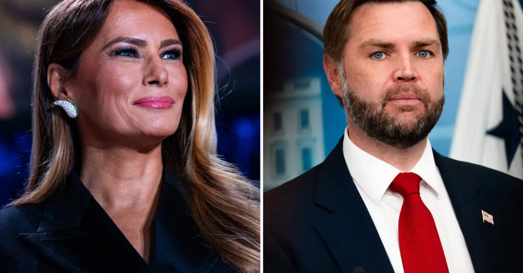 JD Vance and Melania Trump Report Significant Income Growth in 2025