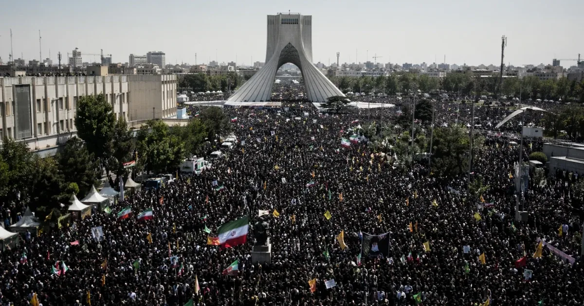 Massive Crowds Mourn Iran’s Supreme Leader in Widely Watched Burial Ceremony