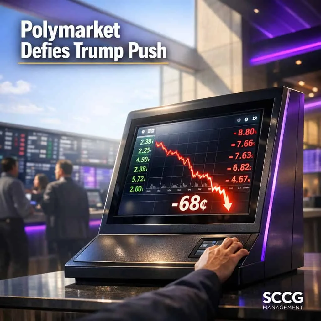 Polymarket Odds Drop Sharply on CLARITY Act Despite Trump’s Urgent China Warning
