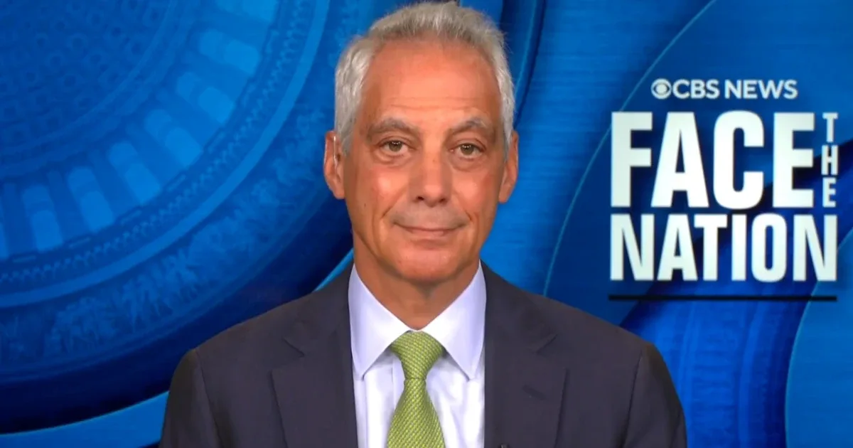 Rahm Emanuel Advocates for a More Conditional U.S. Policy Toward Israel