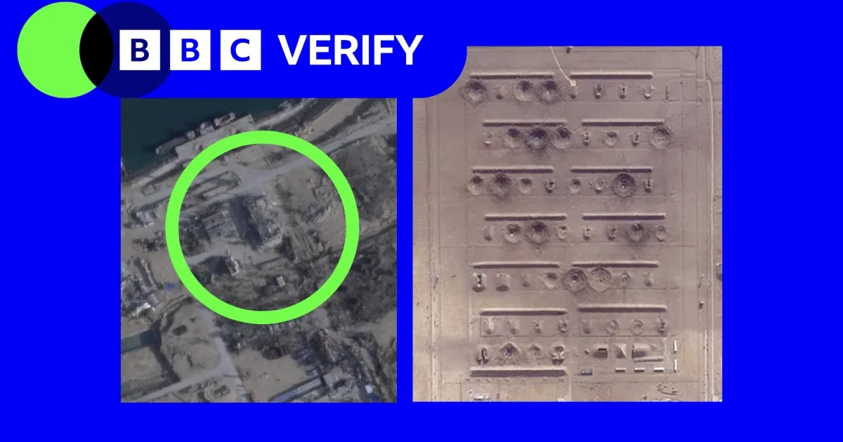 Satellite Images Reveal Significant Strikes on Iran’s Nuclear and Missile Infrastructure