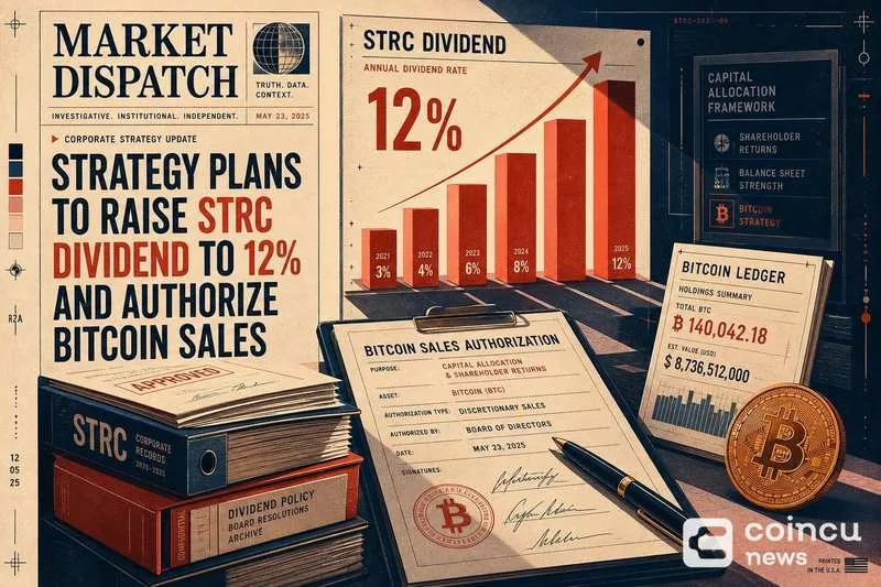 Strategy Proposes 12% Dividend and Authorizes $1.25 Billion in Bitcoin Sales
