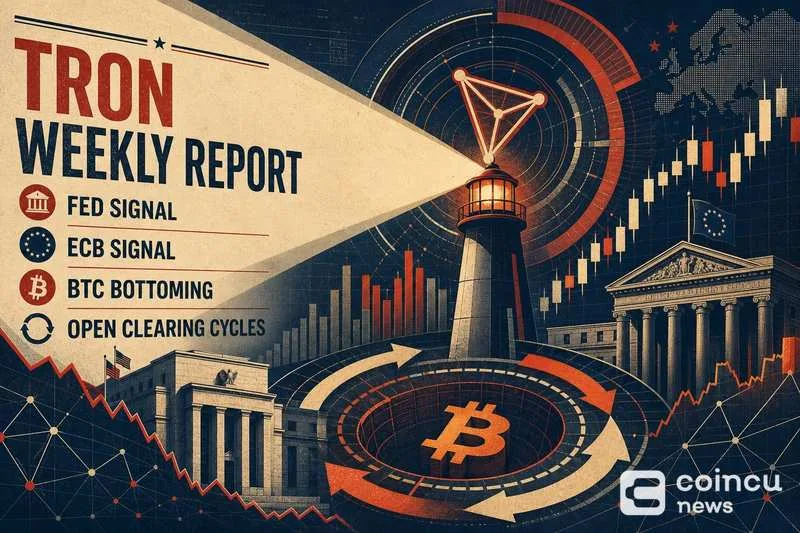 TRON Report Highlights Fed and ECB Signals and Signs of Bitcoin Stabilization