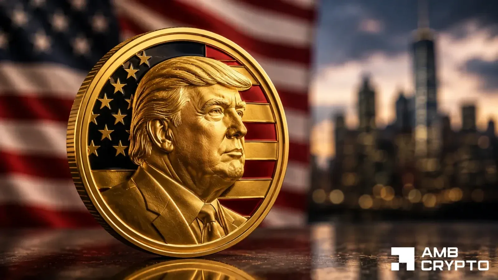 TRUMP Memecoin Nears Key Support Amid $1.4 Billion Crypto Earnings Disclosed