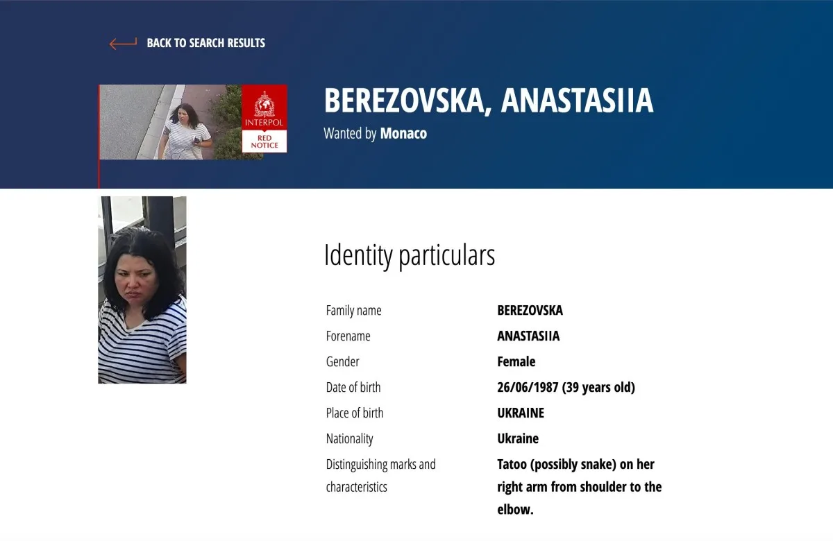 Ukrainian Woman Suspected in Monaco Parcel Bomb Found Dead in Ukraine