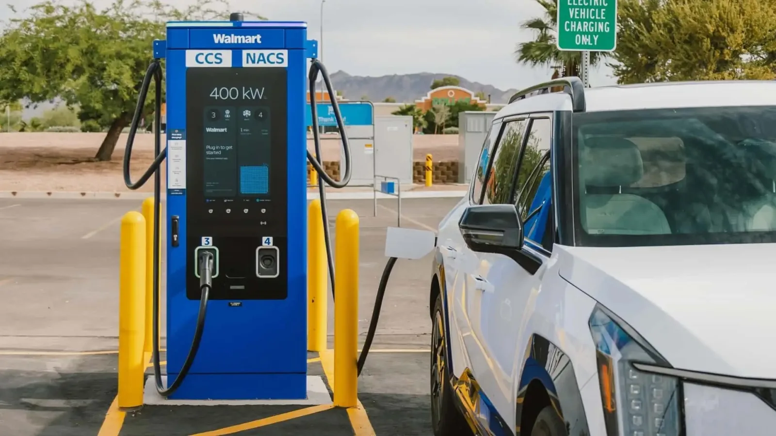 Walmart Expands Fast EV Charging Network to 17 States with Over 600 Connectors