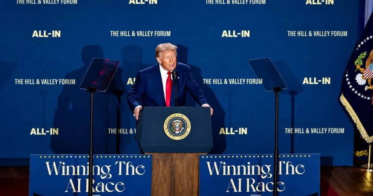 Trump Highlights Ohio’s AI Growth, Warns Against Losing Data Center Investment to China